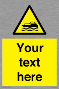 Custom Warning motorised watercraft